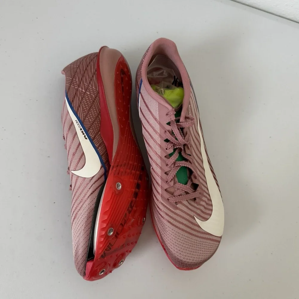 Nike Air Zoom Maxfly 2 Pink Flyweave Track Spikes HQ2058-600 NBY Men Size 8